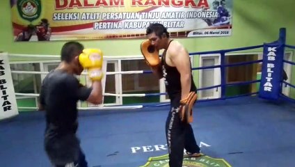Part-2//Latihan bersama Muhammad Rachman//Mantan Petinju Juara Dunia kelas Terbang Mini 47,6 Kg