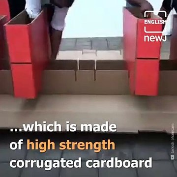 Aryan Paper Group Makes Low-Cost Cardboard Beds For Covid-19 patients