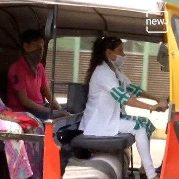 Female Auto-Rickshaw Driver Gives Free Ride To Needy In Mumbai