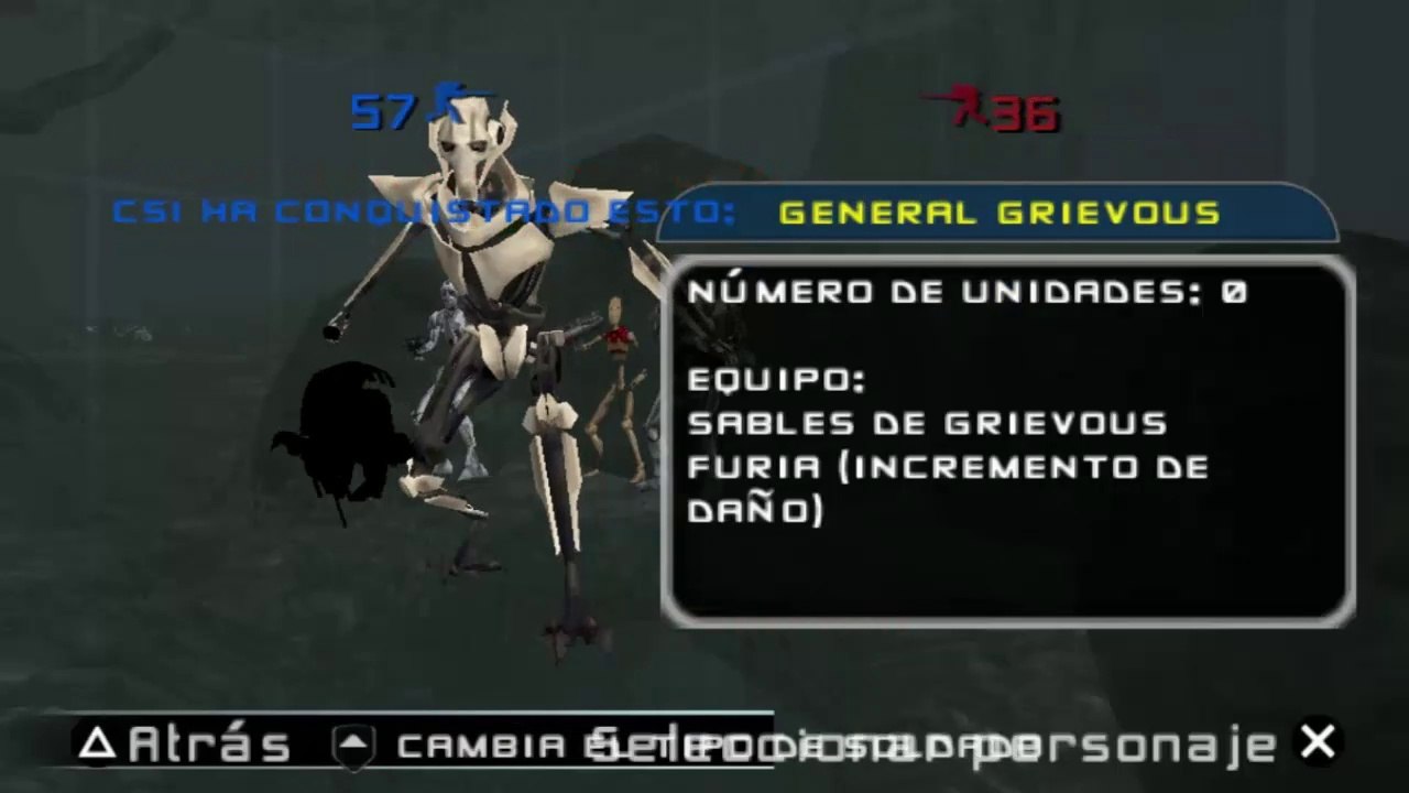Star Wars: Battlefront II PSP - Conquista Dagobah #Grievous #clone_wars #RJ_Anda #Yoda #PSP #Jedi