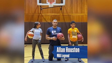 Allan Houston'dan Tek Elle Atış Egzersizi | #EvdeKal
