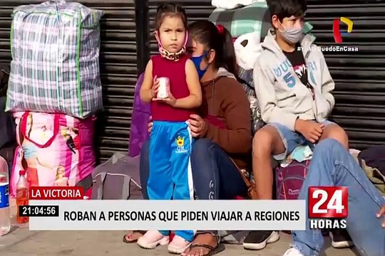 Ciudadanos que intentan regresar a sus regiones son víctimas de la delincuencia