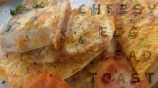 How to make Toast Bread with Cheese and Egg | Cheesy bread Egg Omlette sandwich at Home