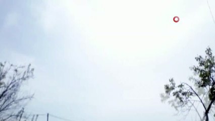 Başkent’te güneşin etrafında halka oluştu