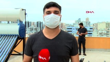 ADANA Evde kalan Adanalılar 'güvercin' besliyor