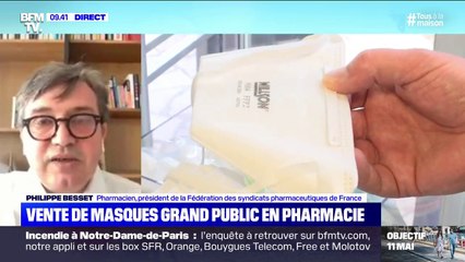 Vente de masques grand public en pharmacie: "Il faut les distribuer gratuitement aux plus précaires"