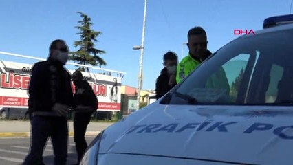 SİGARA ALMAYA ÇIKTIM DEDİ, CEZA KESEN POLİSLERE TEPKİ GÖSTERDİ