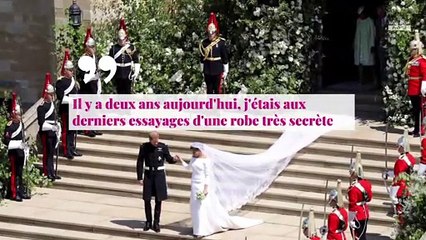 Meghan Markle : La créatrice de sa robe de mariée sort du silence
