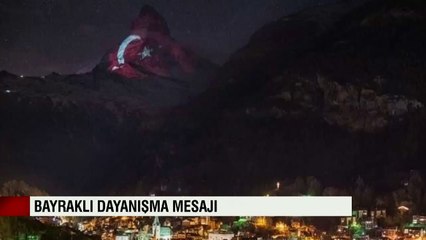 Türk bayrağı İsviçre Alpleri'nin zirvesinde