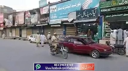 Charsadda: Hakomat ke Naye Ahkamat ke Motabiq 4 Baje Tamam Markets Band Hoye.
