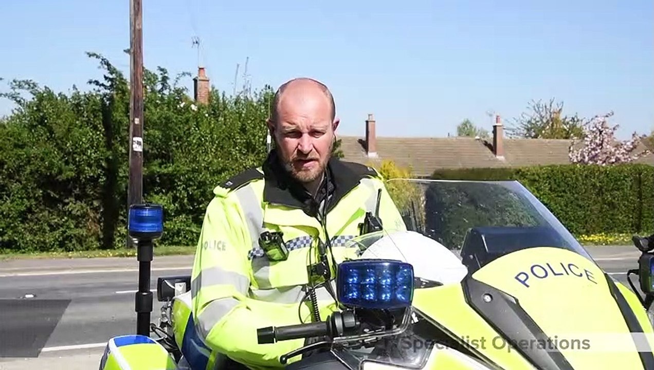 PC Pete Wing warns drivers tempted to speed during lockdown in Lincolnshire