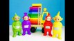 LEARNING Numbers and Counting with TELETUBBIES TOYS and Wooden Rainbow Truck-