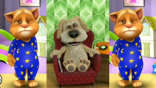 Funny Cats Tom and friends, Turkish children's songs, cats say meow, red fish in the lake.