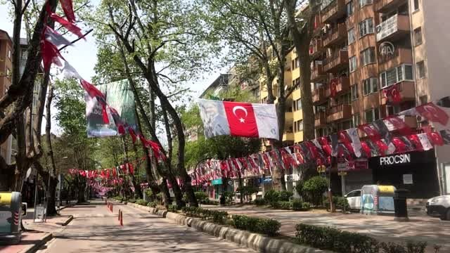 Kısıtlamanın son gününde cadde ve sokaklarda sessizlik hakim