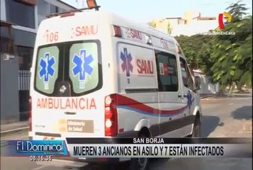 San Borja: mueren 3 ancianos en asilo por Covid-19 y 7 están infectados