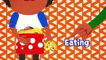Learn colors Vlog Johny Johny yes papa kids song toddler english song Daddy secretly eating sugar candy cookie