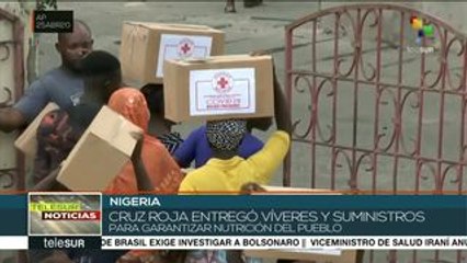 Nigeria: Cruz Roja entrega víveres a la población vulnerable