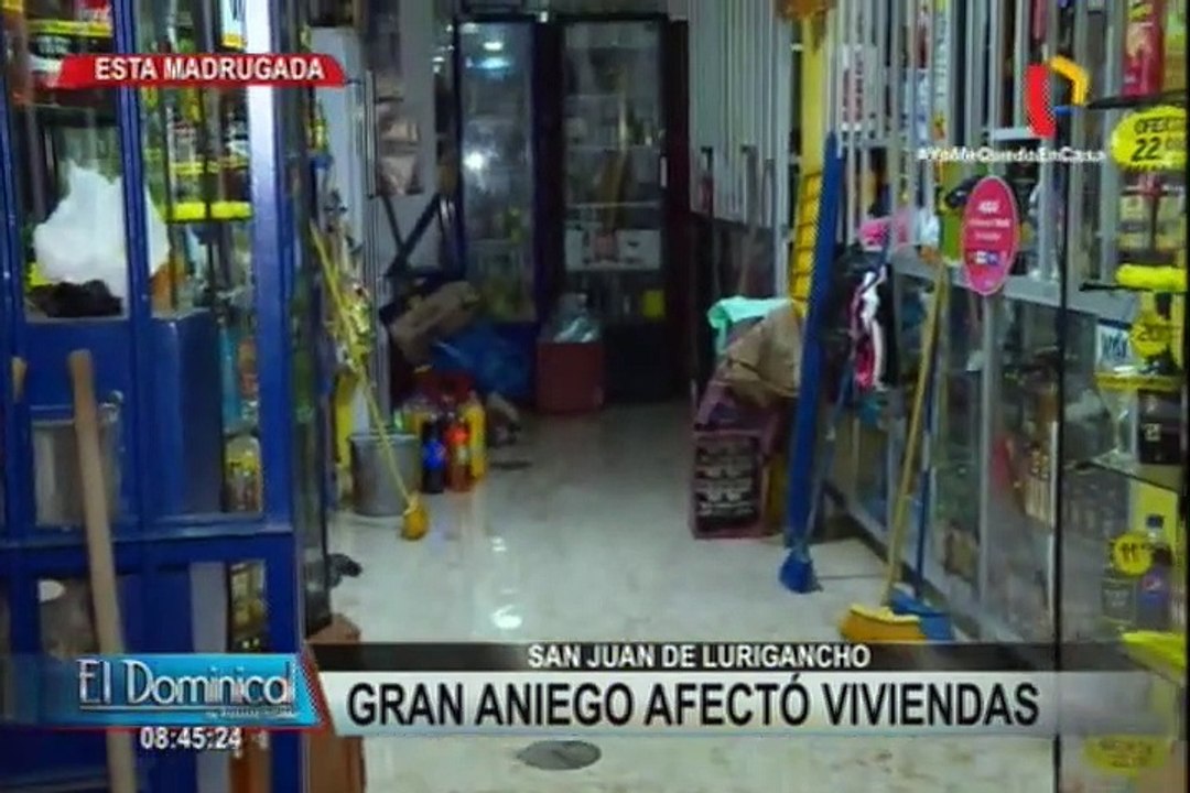 Aniego de aguas residuales afecta a varios vecinos de SJL