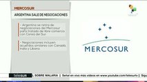 Argentina sale de negociaciones del Mercosur con Corea del Sur