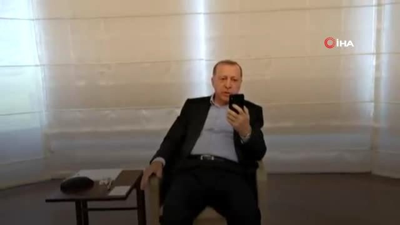 Cumhurbaşkanı Erdoğan İsveç'teki Leyla ile görüştü