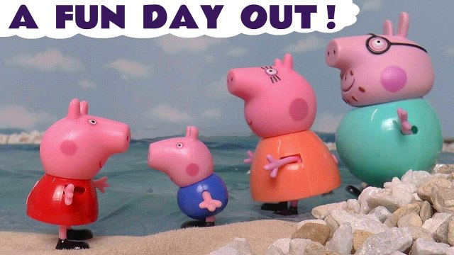 Peppa Pig Fun Day Out with Disney Cars Lightning McQueen and Transformers Bot Bots with Funny Funlings in this Family Friendly Full Episode English Toy Story from Family Channel Toy Trains 4u