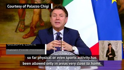Italian PM confirms Serie A teams can begin training May 18