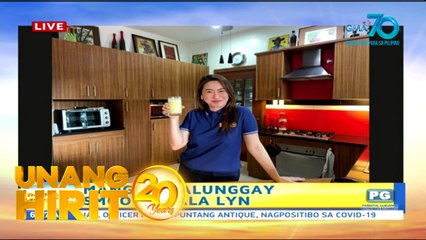 Unang Hirit: Mango - Malunggay Smoothie a la Lyn!