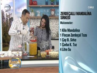 Vücut Direncini Yükselten Zerdeçallı Mandalina Sirkesi