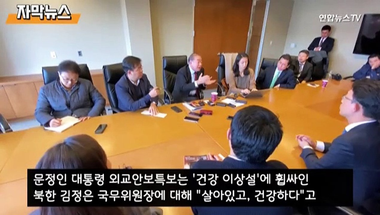 [자막뉴스] 문정인 "김정은 13일부터 원산 체류 중"…억측 차단