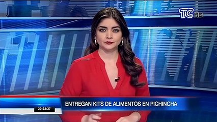 MIES entrega kits de alimentos en la parroquia San José de Minas, provincia de Pichincha