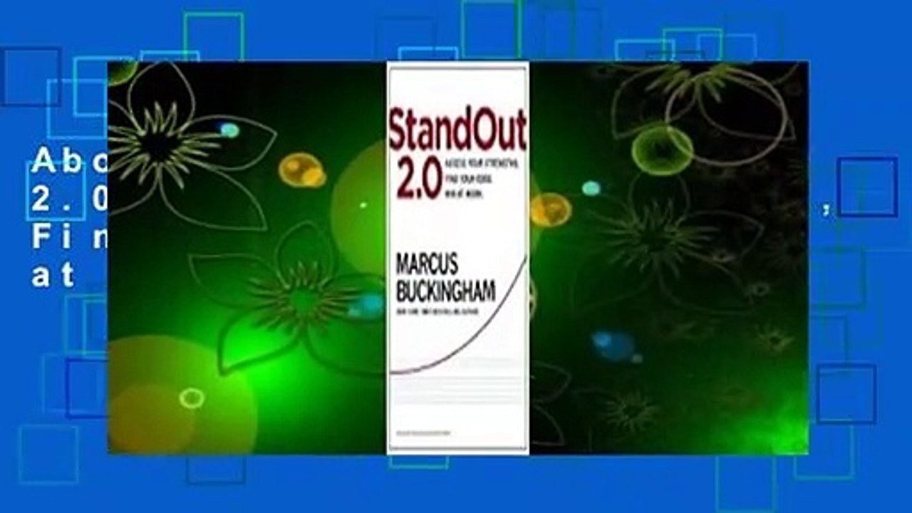 About For Books  StandOut 2.0: Assess Your Strengths, Find Your Edge, Win at Work  Best Sellers