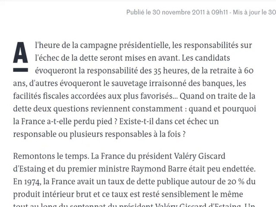 55\ 'Le Monde' nous explique la dette