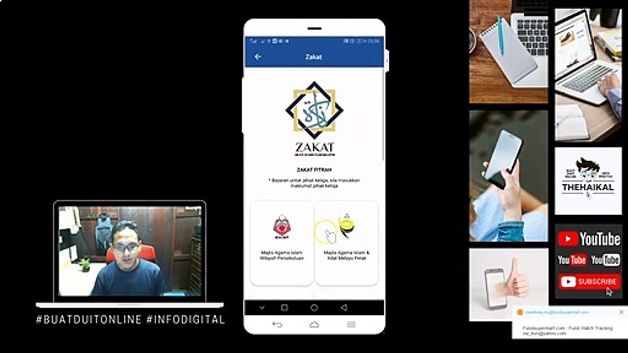 Cara Bayar Zakat Fitrah Online Guna Smartphone