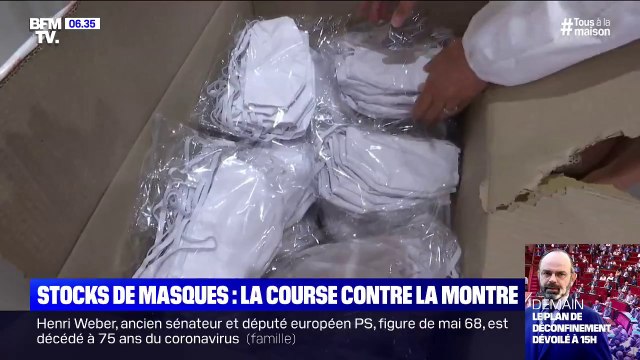 Déconfinement: la course contre la montre faire son stock de masques