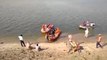 फतेहपुर: यमुना में नाव पलटने से दरोगा-सिपाही समेत तीन डूबे, लॉकडाउन में निगरानी के लिए निकले थे