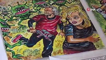 “Koronavirüs” adlı çizgi romanının bastırılıp vatandaşlara ücretsiz dağıtılmasını istiyor