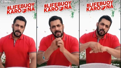 Salman Khan Lifebuoy Hand Wash Challenge On Tik Tok