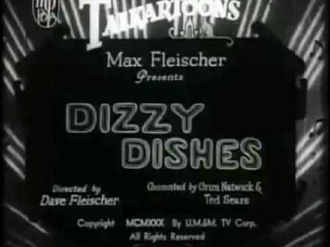 Random Classic Cartoons - Betty Boop: Dizzy Dishes' (1930) - Margie Hines & Billy Murray