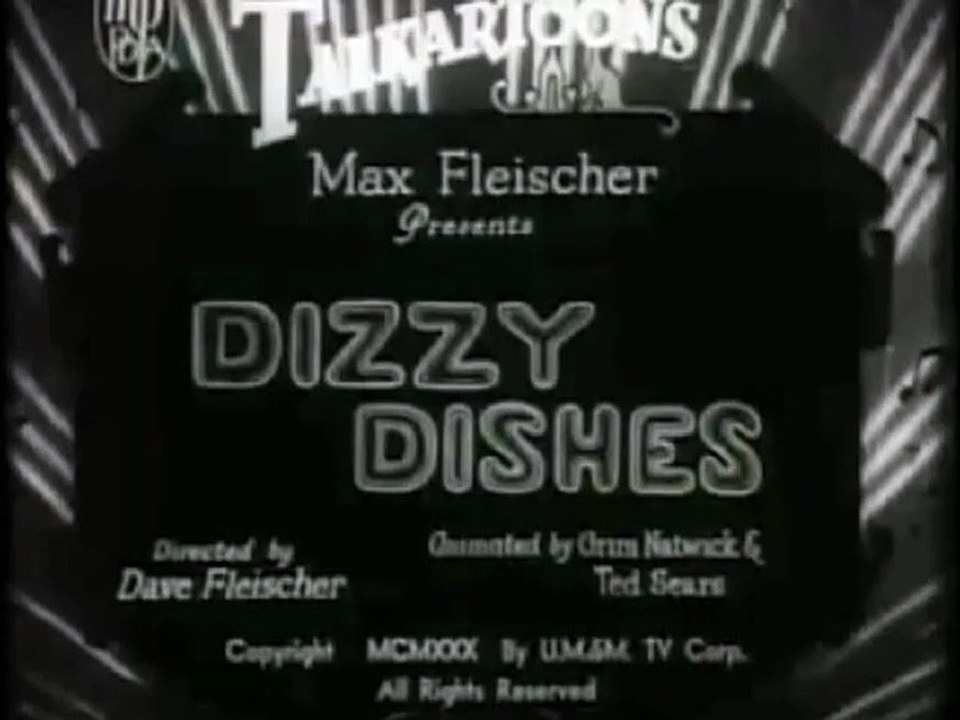 Random Classic Cartoons - Betty Boop: "Dizzy Dishes' (1930) - Margie Hines & Billy Murray