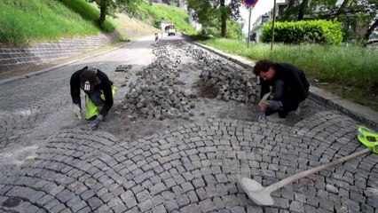 Réfection de la route merveilleuse à Namur