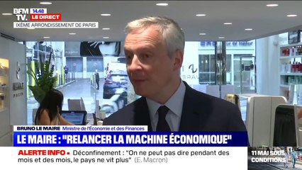 Bruno Le Maire: "N'importe quel entrepreneur dont l'activité est fermée depuis le 15 mars aura accès au deuxième étage du fond de solidarité"