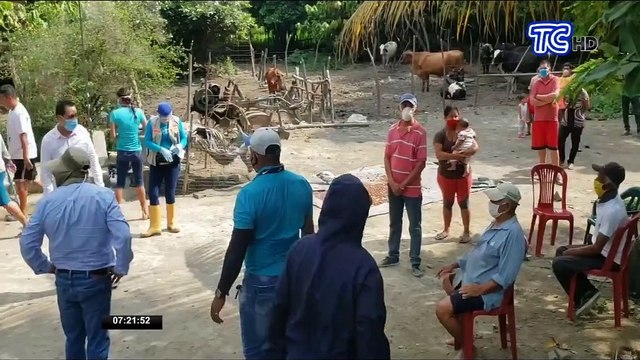 Habitantes de Yaguachi recibieron kits de alimentación