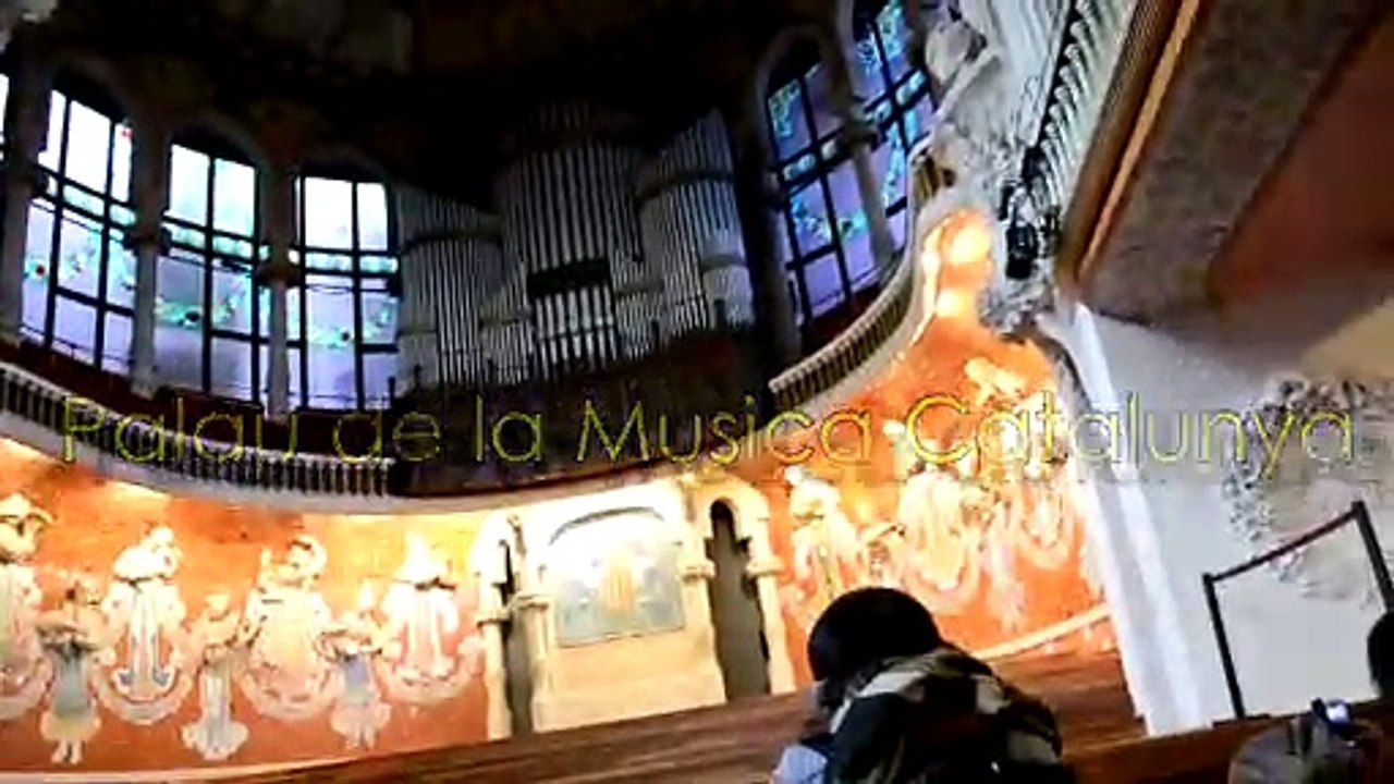 世界遺産【カタルーニャ音楽堂】　Salón de Música de Cataluña　スペイン