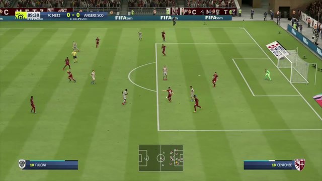 FC Metz - Angers SCO sur FIFA 20 : résumé et buts (L1 - 38e journée)