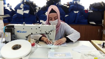 Konya Büyükşehir’den işitme engelliler için ağız kısmı şeffaf maske