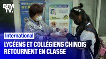 Coronavirus: lycéens et collégiens chinois retournent en classe