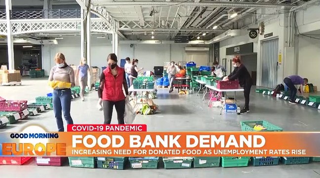 Lockdown: Coronavirus crisis sparks surge of people at London food bank