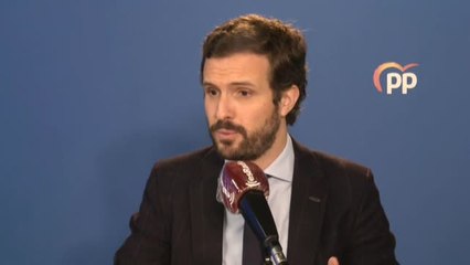 Casado: "Este Gobierno no tiene un plan, no hay nadie al volante"