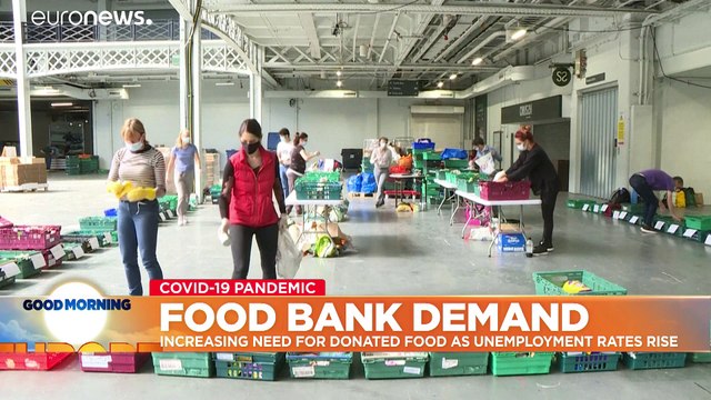 Lockdown: Coronavirus crisis sparks surge of people at London food bank