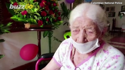 Watch Police Help Celebrate a Grandmother’s 100th Birthday Amid Quarantine